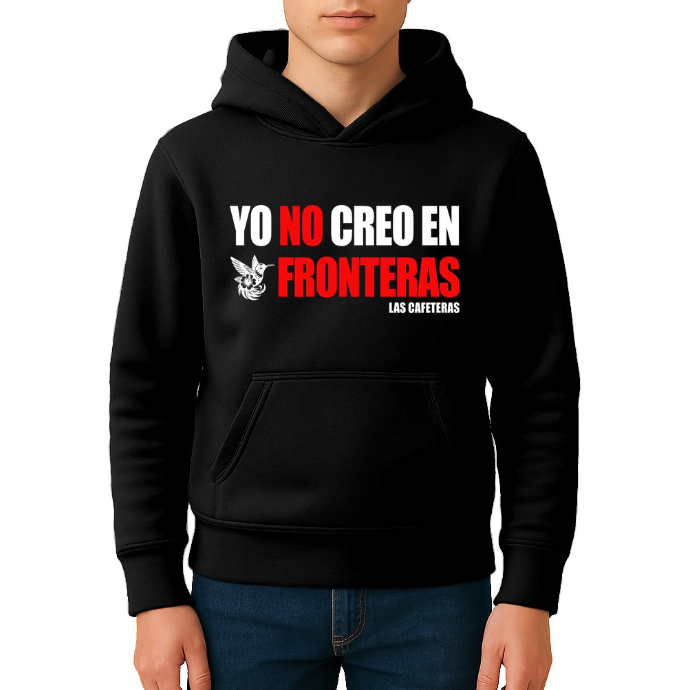 Ellison Wear Yo No Creo En Fronteras Kids Hoodie