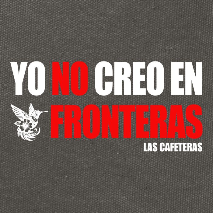 Ellison Wear Yo No Creo En Fronteras Cotton Canvas Backpack