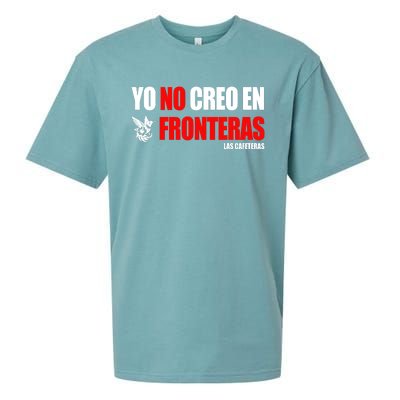 Ellison Wear Yo No Creo En Fronteras Sueded Cloud Jersey T-Shirt