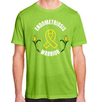 Endometriosis Warrior Yellow Ribbon Adult ChromaSoft Performance T-Shirt