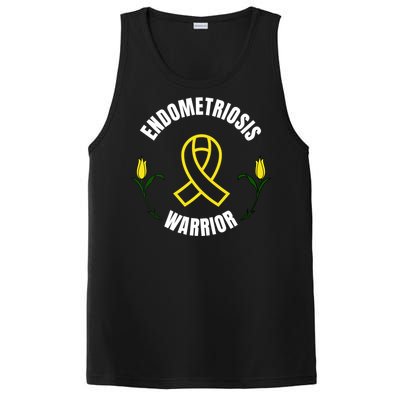 Endometriosis Warrior Yellow Ribbon PosiCharge Competitor Tank