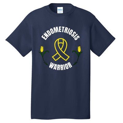 Endometriosis Warrior Yellow Ribbon Tall T-Shirt