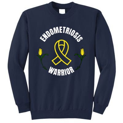 Endometriosis Warrior Yellow Ribbon Tall Sweatshirt