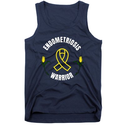 Endometriosis Warrior Yellow Ribbon Tank Top