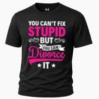 Ex Wife You Cant Fix Stupid But You Can Divorce It Cooling Performance Crew T-Shirt