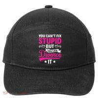 Ex Wife You Cant Fix Stupid But You Can Divorce It 7-Panel Snapback Hat