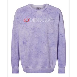 Ex Democrat Colorblast Crewneck Sweatshirt