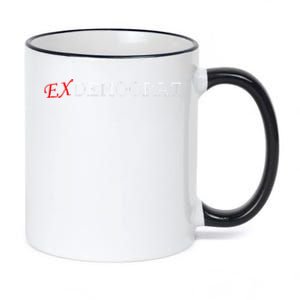 Ex Democrat 11oz Black Color Changing Mug