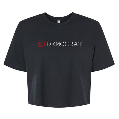 Ex Democrat Bella+Canvas Jersey Crop Tee