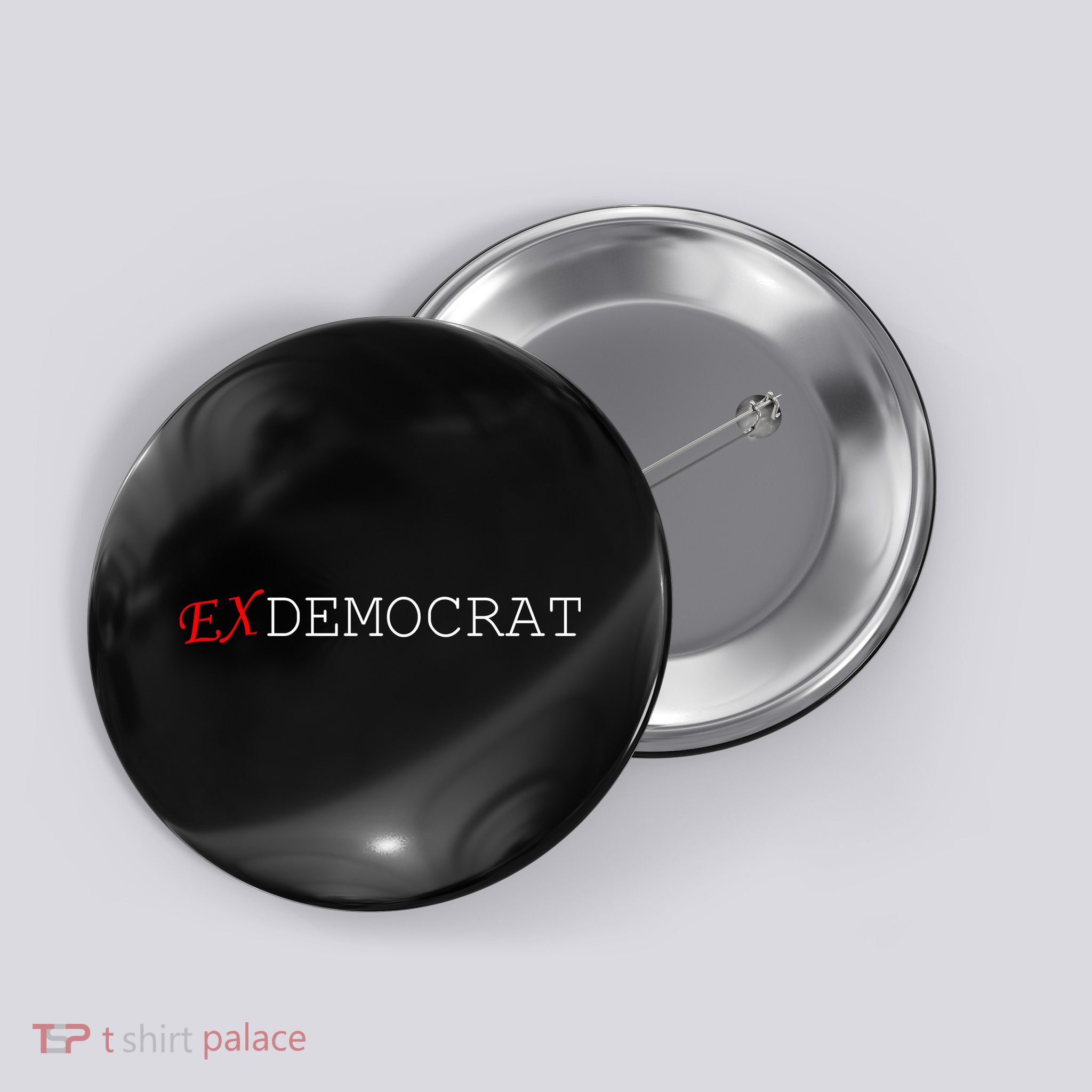Ex Democrat Button