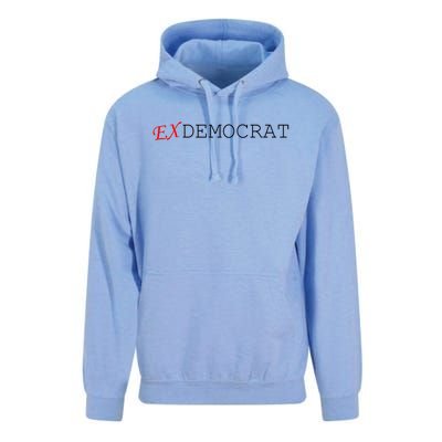 Ex Democrat Unisex Surf Hoodie