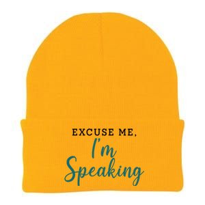 Excuse Me I'm Speaking Kamala Harris Quote Vice President Debate  Knit Cap Winter Beanie