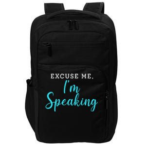 Excuse Me I'm Speaking Kamala Harris Quote Vice President Debate  Impact Tech Backpack