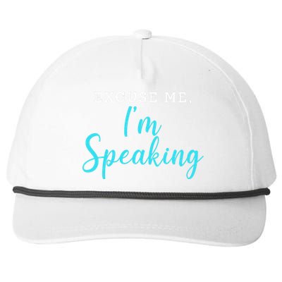 Excuse Me I'm Speaking Kamala Harris Quote Vice President Debate  Snapback Five-Panel Rope Hat