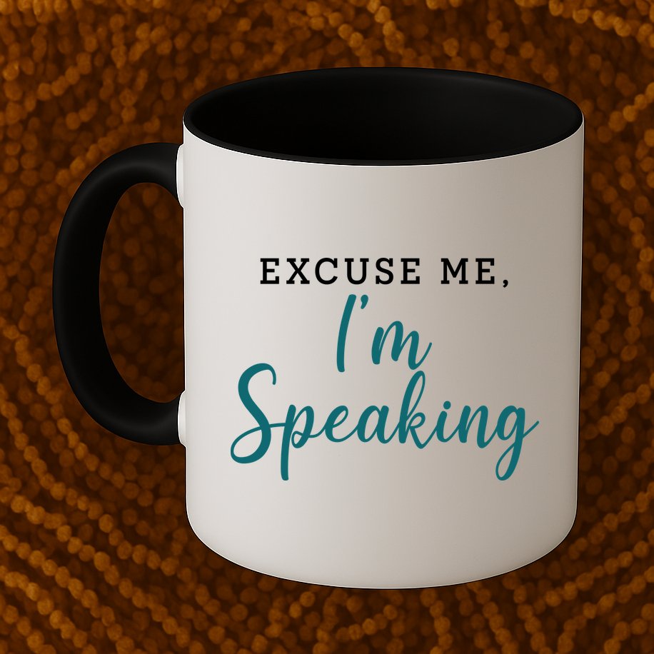 Excuse Me I'm Speaking Kamala Harris Quote Vice President Debate  Mug