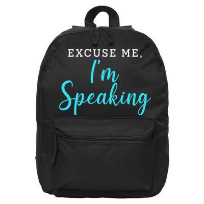 Excuse Me I'm Speaking Kamala Harris Quote Vice President Debate  16 in Basic Backpack