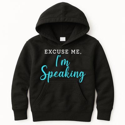 Excuse Me I'm Speaking Kamala Harris Quote Vice President Debate  Kids Hoodie
