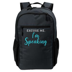 Excuse Me I'm Speaking Kamala Harris Quote Vice President Debate  Daily Commute Backpack