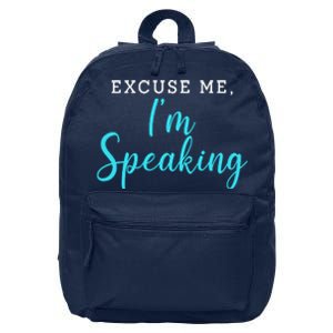 Excuse Me I'm Speaking Kamala Harris Quote Vice President Debate  16 in Basic Backpack