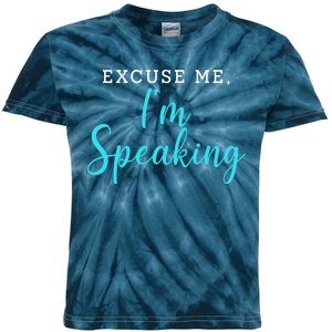 Excuse Me I'm Speaking Kamala Harris Quote Vice President Debate  Kids Tie-Dye T-Shirt