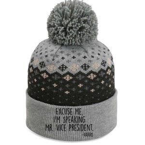 Excuse Me I'm Speaking Mr Vice President Kamala Harris Debate The Baniff Cuffed Pom Beanie