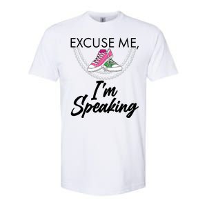 Excuse Me I'm Speaking Pearls and Converse Kamala Harris AKA Softstyle CVC T-Shirt