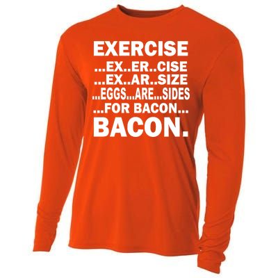 Exercise Eggs Are Sides For Bacon Cooling Performance Long Sleeve Crew