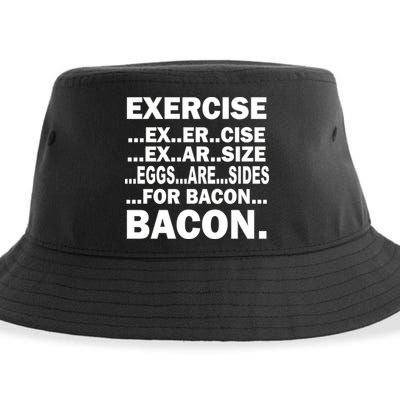 Exercise Eggs Are Sides For Bacon Sustainable Bucket Hat