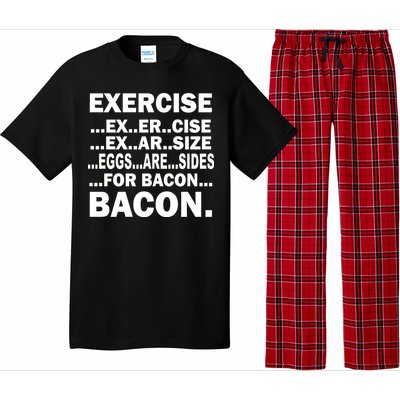 Exercise Eggs Are Sides For Bacon Pajama Set