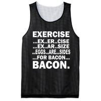 Exercise Eggs Are Sides For Bacon Mesh Reversible Basketball Jersey Tank
