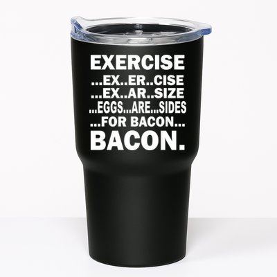 Exercise Eggs Are Sides For Bacon Tumbler