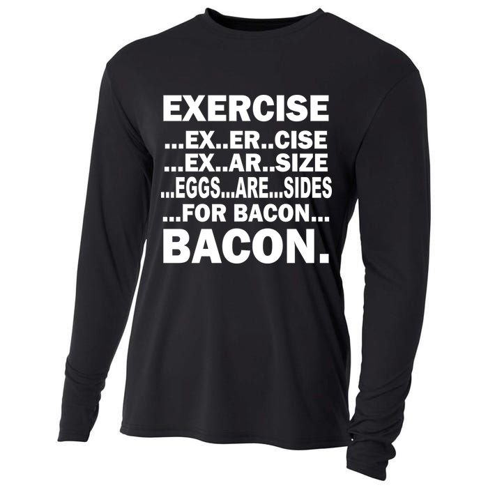 Exercise Eggs Are Sides For Bacon Cooling Performance Long Sleeve Crew