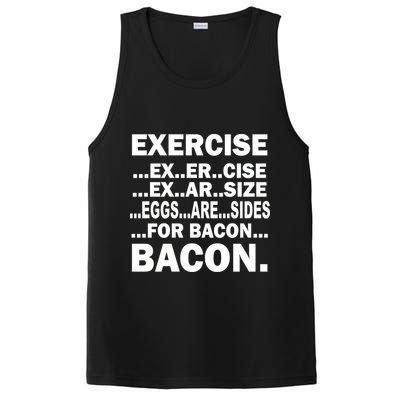 Exercise Eggs Are Sides For Bacon PosiCharge Competitor Tank