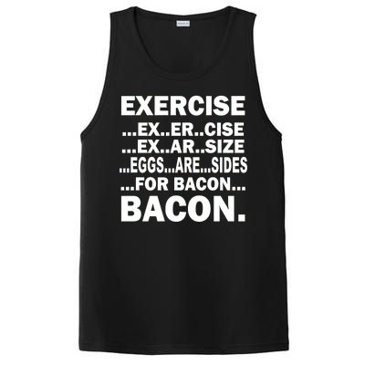 Exercise Eggs Are Sides For Bacon PosiCharge Competitor Tank