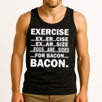 Exercise Eggs Are Sides For Bacon Tank Top