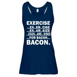 Exercise Eggs Are Sides For Bacon Ladies Essential Flowy Tank