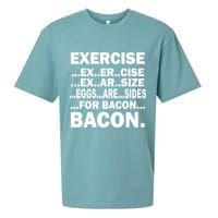 Exercise Eggs Are Sides For Bacon Sueded Cloud Jersey T-Shirt