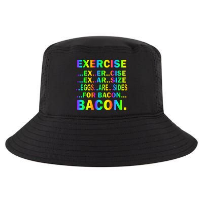 Exercise Eggs Are Sides For Bacon Tie Dye Cool Comfort Performance Bucket Hat