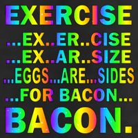 Exercise Eggs Are Sides For Bacon Tie Dye Cool Comfort Performance Bucket Hat