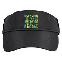 Exercise Eggs Are Sides For Bacon Tie Dye Adult Drive Performance Visor