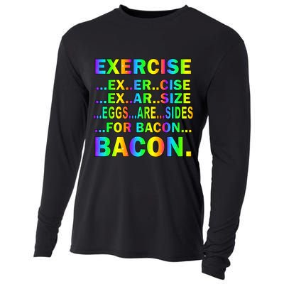 Exercise Eggs Are Sides For Bacon Tie Dye Cooling Performance Long Sleeve Crew