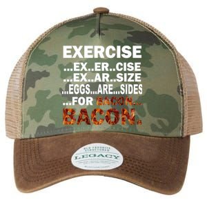 Exercise For Bacon Camouflage Legacy Tie Dye Trucker Hat