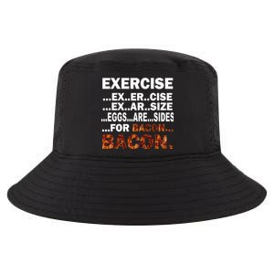 Exercise For Bacon Camouflage Cool Comfort Performance Bucket Hat