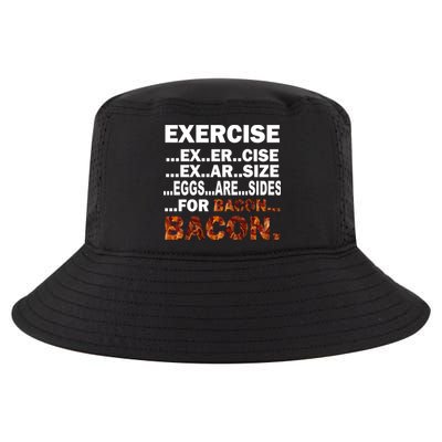 Exercise For Bacon Camouflage Cool Comfort Performance Bucket Hat