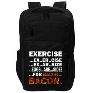 Exercise For Bacon Camouflage Impact Tech Backpack