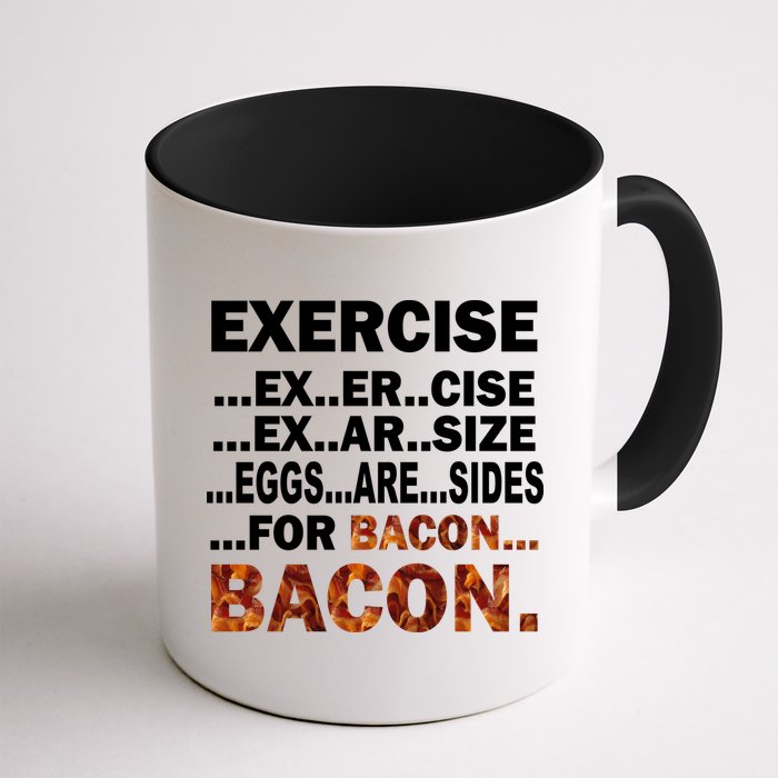 Exercise For Bacon Camouflage Mug