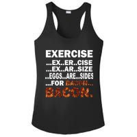 Exercise For Bacon Camouflage Ladies PosiCharge Competitor Racerback Tank