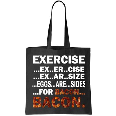 Exercise For Bacon Camouflage Bag