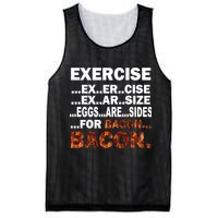 Exercise For Bacon Camouflage Mesh Reversible Basketball Jersey Tank