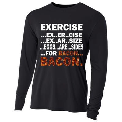 Exercise For Bacon Camouflage Cooling Performance Long Sleeve Crew